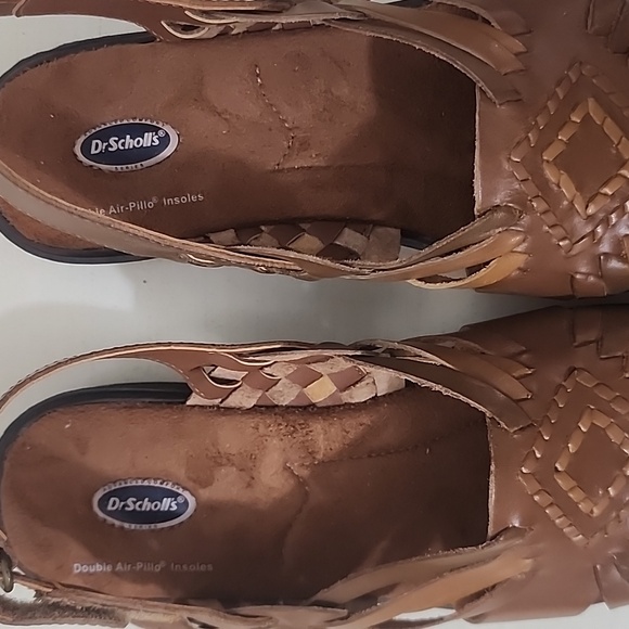 Dr. Scholl's Double Air-Pillo Soles With Adjustable Sling Back Strap Size 8M - Picture 8 of 10